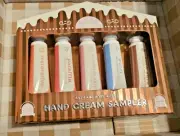 5pc set Bath & Body Works HAND CREAM SAMPLER Gift Set (NEW & Sealed)