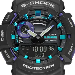 CASIO卡西歐G-SHOCK GBA-900-1A6 藍芽多功能運動錶/黑紫 48.9mm