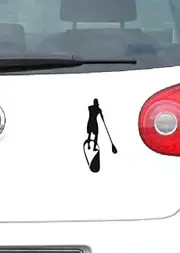 Stand Up Paddle Sticker Sport Patch (RPMt10/16) (9 cm x 4 cm)