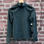 NEW Size Small Beyond Yoga Spacedye Captivating Turtleneck Pullover Forest Green