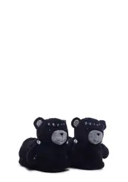 Dark It's Alive! Frankenstein Slippers
