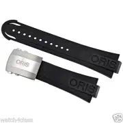 ORIS 51mm ProDiver Chronograph RUBBER band.strap.bracelet #7630 W/Titanium CLASP