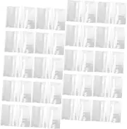 TEMPNAP 20Pcs Clear Book Covers Soft Protection Sleeves for Textbooks and Hardcover Books Material Easy Application Transparent Design for Book Care