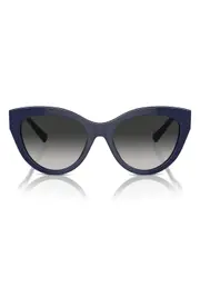 Tiffany & Co. 54mm Gradient Cat Eye Sunglasses in Grey Flash at Nordstrom One Size