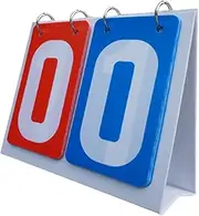 WEZCHUGHAOL Sports Scoreboard Score Counter 2 Digit Portable Manual Score Flip Cards Scoring Board Flip Number Score Board Suitable for Baseball, Football and Other Sports Events