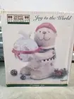 NEW Debbie Mumm "Joy to the World" Holiday Cookie Jar