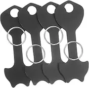 HOUDERCO 1Set Trolley Token Multi Functional Keyring Shopping Cart Tokens Coin Replacement for Supermarket Trolleys Convenient and Reliable