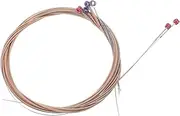 Kisangel 6pcs Folk Guitar Strings Pack Replacement Acoustic Guitar Strings for Standard Tension Durable Metal Construction present for