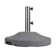USW Free Standing Umbrella Base 10.6 lb Weight Fillable Polyethylene In Gray
