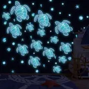Glow in The Dark Sea Turtle Wall Decals,Under Seaturtle