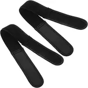 [GANAZONO] Elastic No Buckle Belt Women's Stretchy Waist Belt for Jeans Men's Hip Elastic Invisble Hooks and Loops Fastener Nylon