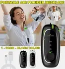 Portable Air Purifier Necklace Mini Wearable Personal Anion Negative Ionizer USB