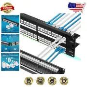 Advanced Tool-Free Network Patch Panel 48 Ports – Fast 10G Ethernet Support