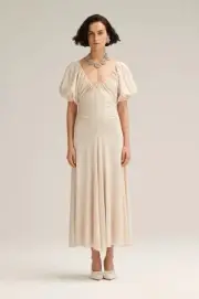 SCANLAN THEODORE TINSEL GATHER DRESS