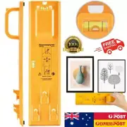 DIY Picture Frame Hanging Tool Set with Level Ruler & Hooks – Easy Wall Mount