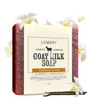 Lovery Moroccan Vanilla Handmade Goat Milk Soap Bar