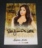 2015 Benchwarmer BRYIANA NOELLE Daizy Dukez #7 HAYSTACK Black Autograph PLAYBOY