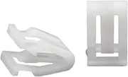 QCLCVBBFGW 500Pcs Plastic Auto Car Trim Instrument Panel Dashboard Plastic Fasteners White Car Clips Rivets Fastener Accessories