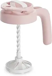 Papablic 32oz Wide Mouth Mason Jar Pour Spout Lid with Mixing Handle & Flip Locking Spout for Mixing Formula/Breastmilk/Protein Powder/Coffee