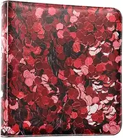 Red Sequin Texture Photo Albums Photo Book Self Adhesive Pages Scrapbook Photo Albums Family Photo Album 6x8