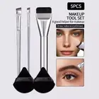 5pcs/set Comfortable Makeup Brush Tool Eye Shadows Blush Eyeliner Brush