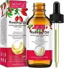 Rosehip Oil for Face (2.02 Fl.Oz), Organic Rosehip Oil, 100% Pure Natural Cold P