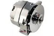 Tuff Stuff Chrome GM 10DN Style Alternator 100 AMP OEM Wire External V Groove