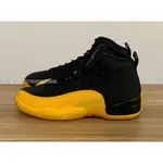 正品 AIR JORDAN 12 UNIVERSITY GOLD 130690-070 黑黃 運動鞋