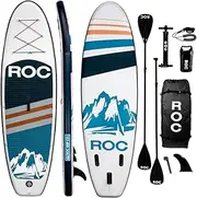 Polar Outdoors by Roc Inflatable Stand Up Paddle Board with Premium SUP Paddle Board Accessories, Wide Stable Design, Non-Slip Comfort Deck for Youth & Adults