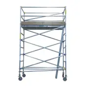 Instant Access 1.3 x 2.5 x 4m 225kg Aluminium Double Width Mobile Scaffold Tower