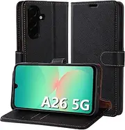Hianjoo Case Compatible with Samsung Galaxy A26 5G, A26 Case Premium Protective Cover Wallet Card Flip PU Leather Phone Case Replacement for Samsung Galaxy A26 5G