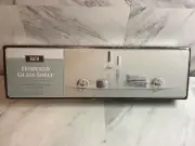 Bath Tempered Glass Shelf 'Satin Nickel' NEW