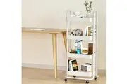Artiss Storage Trolley Kitchen Cart 4 Tiers White