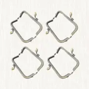 4 Pcs Mouth Gold Miss Pressed Flower Frame Bag Clasps Making Lock Purse
