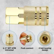 5Pcs Air Coupler and Plug Kit 300PSI Max 1/4inch NPT Quick Connect Air RoVct-