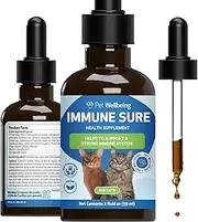 Pet Wellbeing Immune Sure for Cats - 2Oz (59Ml)