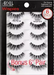 False Eyelashes Demi Wispies 4 Pairs Multipack Natural Looking Wispy Effect Whis