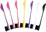 VINTORKY 7pcs Mixed Color Eyebrow Brush Set Makeup Brush Eyeliner Comb for Hairline Wig