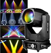 295W Moving Head Lighting, DJ Disco Light 8+18+8 Prism & 16 Prism Spot &14 Gobos Rainbow Effect, Stage Lighting DJ Spotlights for Party, Disco, KTV, Stage Shows, Live Show