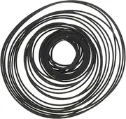 Rubber Cassette Recorder Belts 60pcs Square Cassette Drive Belts for Tape Machine Repair