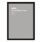 Norway Certificate Frame - A4, Black Photo Picture Frame Art Work Display Frame