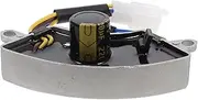 Generator Voltage Regulator Electric Generator Rectifier Automatic for Generator 2k Watt Generator Avr 3 Phase Generator Avr Automatic Voltage Regulator Rectifier Aluminum Black