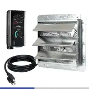 Shutter Exhaust Fan 960 CFM with Controller Variable Speed 12 Inch Thermostat