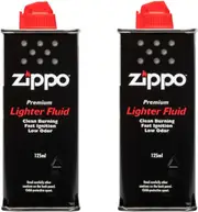 2X Zippo Premium Lighter FLUID Cigarette Genuine Petrol Refill 125ml