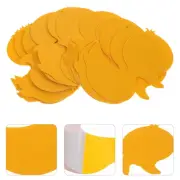 12 Pcs Non-slip Stickers Adhesive Mini Ducks Cartoon Waterproof