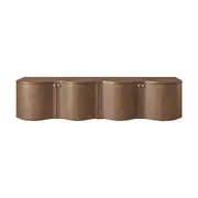 Jaya Wave 215cm 4 Door ETU Enterntainment TV Unit Walnut