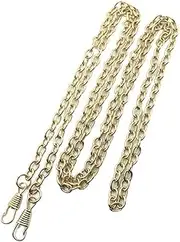 Purse Strap 40/60/100/120 Cm Gold Metal Bag Chain Buckle Women's Shoulder Strap Bag Replacement Crossbody Bag Chain Bag Accessories Straps