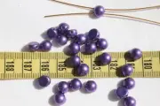 CzechMates Cabochon Bead 7mm Saturated Metallic Bodacious Crafts 25pcs/77048