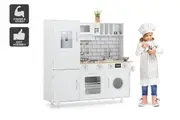 Kids Wooden Kitchen Playset with Cooking accessories
