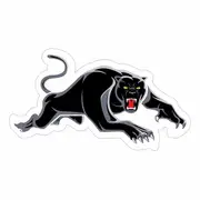 Penrith Panthers NRL Logo Sticker Car School Books